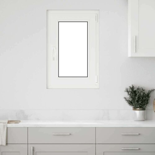 vidaXL podrumski prozor "RISOR" 50x75 cm Okretno-nagibni DIN lijevi bijeli Cijene