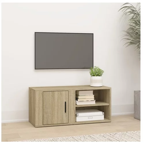  TV omarica sonoma hrast 80x31,5x36 cm inženirski les