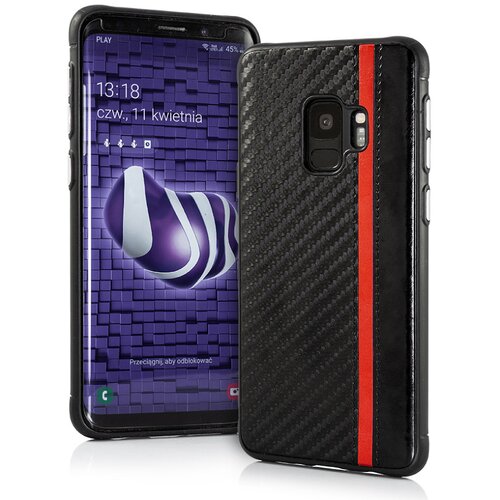 Samsung Silikonski ovitek ELEGANCE Carbon A72 črn Cene