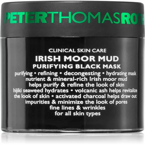 Peter Thomas Roth Irish Moor Mud Mask črna čistilna maska 50 ml