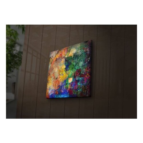 Wallxpert Slika na platnu sa LED osvetljenjem, dimenzije 40x40cm. Slike