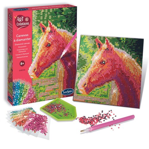Sentosphere Art & Creations Canevas A Diamanter - Konj, (21336701) Cene