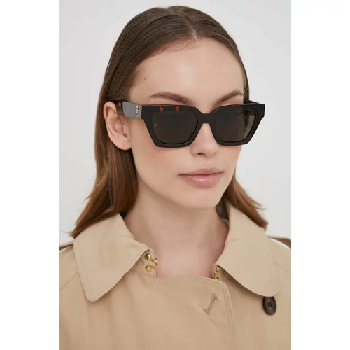 Tommy Hilfiger Sončna očala ženski, rjava barva