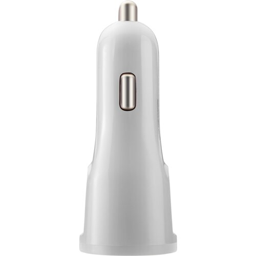 Canyon C-033/US Universal 1xUSB car adapter, plus Lightning connector, Input 12V-24V, Output 5V/2.4A(Max), with Smart IC, white glossy, cable length 1.2m, 77*30*30mm, 0.041kg, English - CNE-CCA033W-US Slike