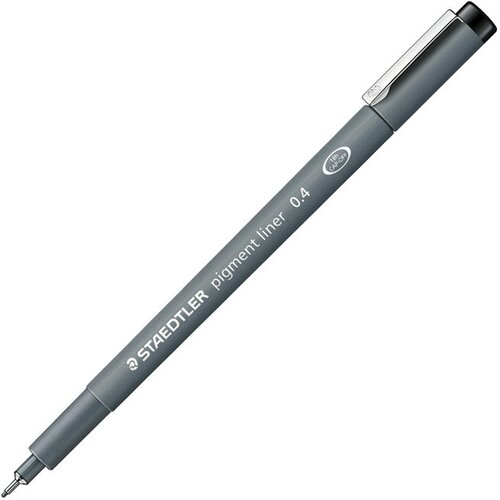  za tehničko crtanje 0,4mm pigment liner staedtler 308 04-9 crni Slike