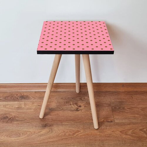 Hanah home klub sto Shp369, 35x42x35 cm, Roze Cene