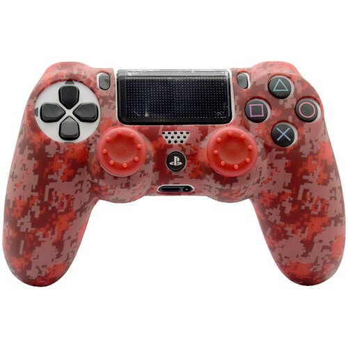  Silikonska zastita za Joystick PS4 mine craft crvena Slike