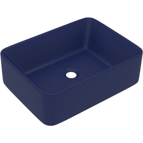 Maison Chic Razkošen Umivalnik - Kopalna umivalnik - Lavabo mat temno moder 41x30x12 cm keramičen, (21684584) Cene