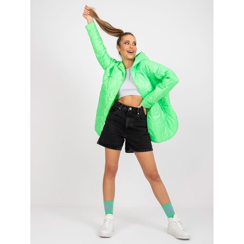 Fashion Hunters Quilted jacket Eleanor RUE PARIS with hood Cene