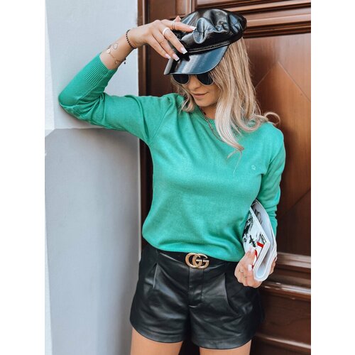 DStreet Classic women's sweater REGALIA green Slike