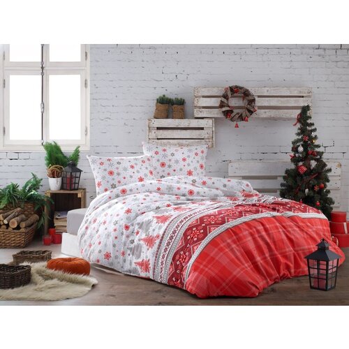 Lessentiel Maison Komplet posteljine sa novogodišnjim motivima Noel, 160x220 cm, Šarena Cene