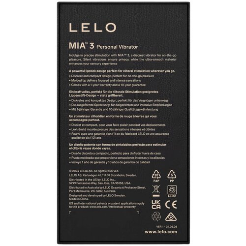 Lelo Mia 3 - potovalni šminka vibrator (roza) Cene