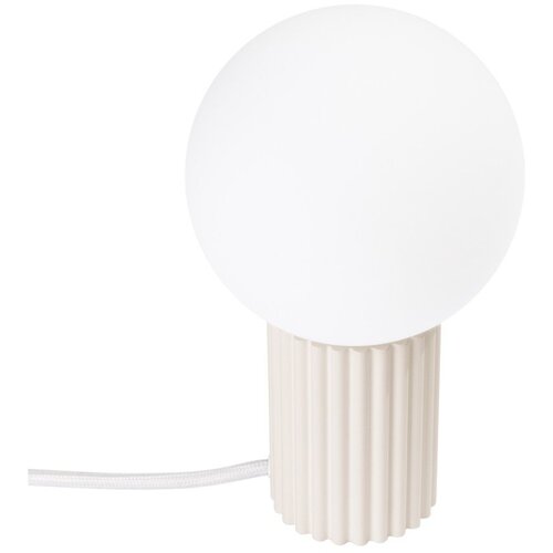 Sollux Krem stolna lampa sa staklenim sjenilom (visina 19 cm) Orbital – Cene