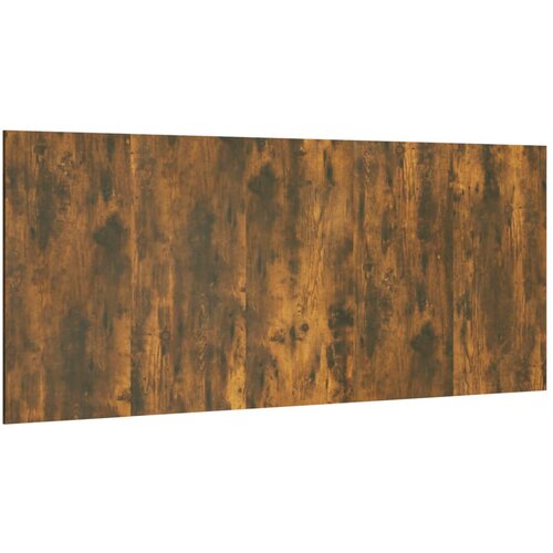 Maison Chic posteljno vzglavje - vzglavna omarica - nočna omarica dimljeni hrast 200x1,5x80 cm konstruiran les, (21707274) Slike