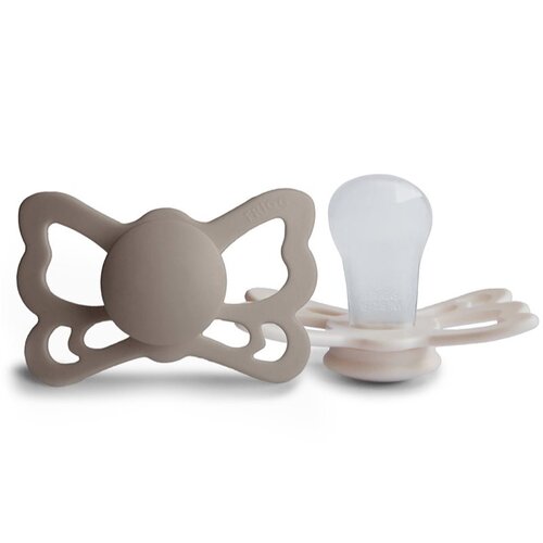FRIGG® Butterfly Size 2:6-18 months duda Portobello/Cream 2 kos Cene