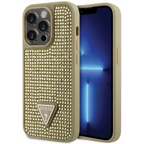 Guess OVITEK GUHCP14LHDGTPD ZA IPHONE 14 PRO OVITEK ZLAT RHINESTONE, (21833940) Cene