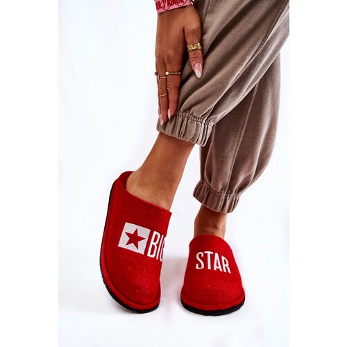 Big Star Domestic slippers KK276022 Red Cene