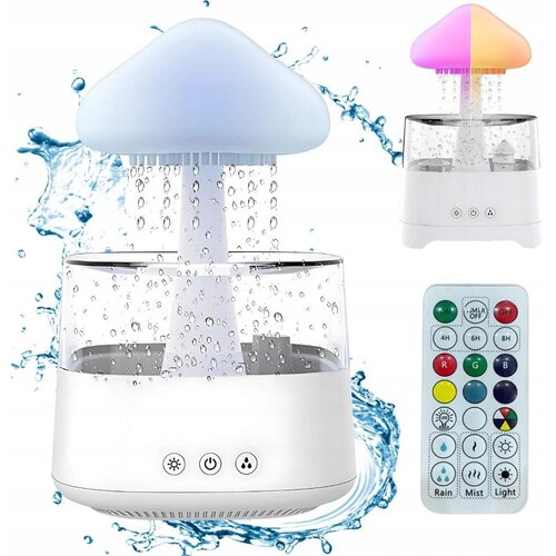 VERKGROUP Vlažilec zraka difuzor aromaterapija LED RGB USB 450ml gobica, (5000243801) Cene