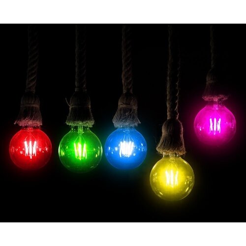  led sijalica filament G45 E27/2W/230V crvena Slike