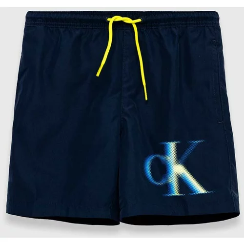 Calvin Klein Jeans Dječje kratke hlače za kupanje boja: tamno plava