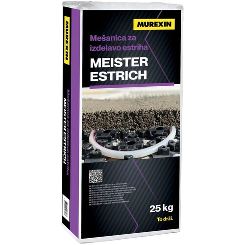 MUREXIN me&amp;scaron;anica za izdelavo estriha meister estrich 25 kg Slike
