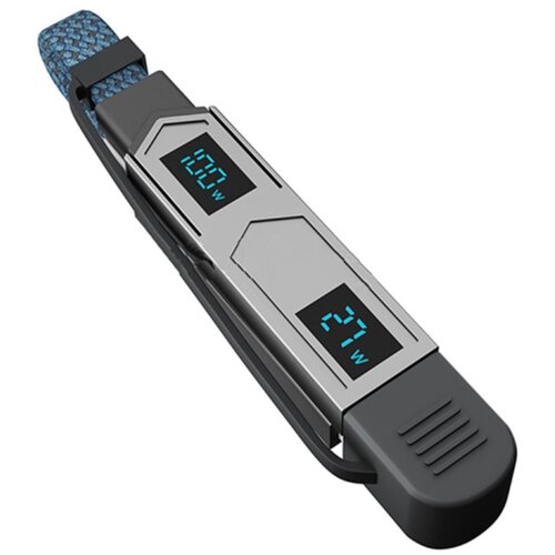 INF Pametni polnilni kabel 4-v-1 100W z digitalnim zaslonom Blue, (5000276978) Cene