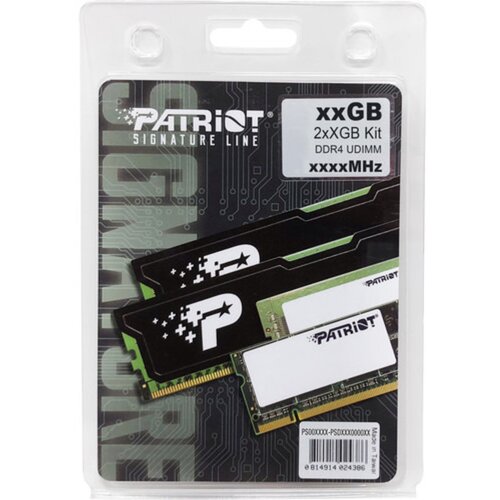 Patriot RAM,16GB (2x8GB), DDR43200MHz, UDIMM, Signature Line Slike