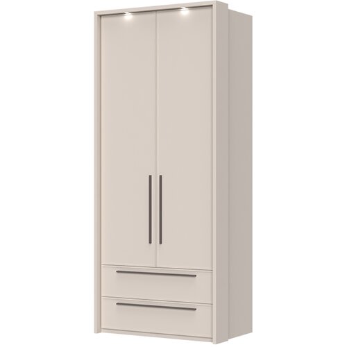 Jela Jagodina plakar P22B/OP - kolekcija opera - kašmir mat lak/kašmir mat lak - 97x226x60cm Slike