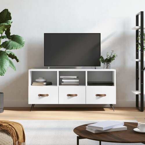 VidaXL TV ormarić bijeli 102 x 36 x 50 cm od konstruiranog drva Slike