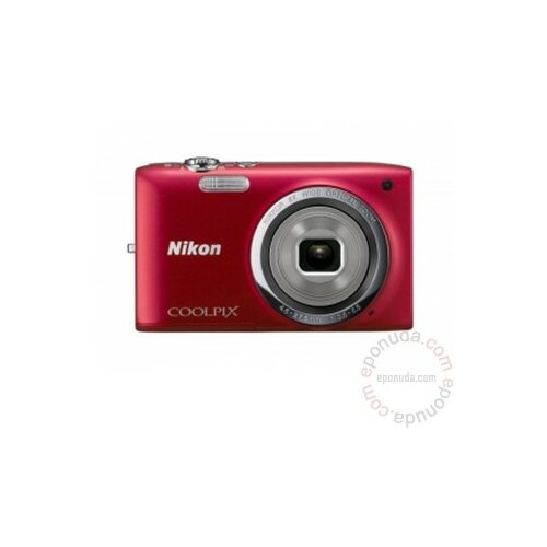 Nikon Coolpix S2750 Red digitalni fotoaparat Slike