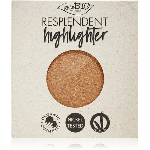 puroBIO cosmetics Resplendent Highlighter REFILL - 03 baker - refill