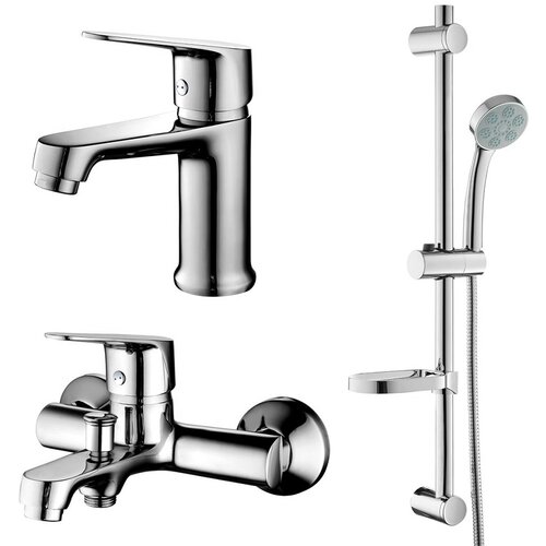 AQUAART tuš set Verona 3in1 (Krom boje, Sjaj, Mjed) Cijene