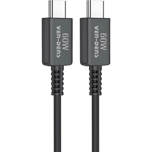 Kabel za prijenos podataka i punjenje (USB Type - C na USB Type - C) - 1.8m - 60W - Crna KP34840 Cene