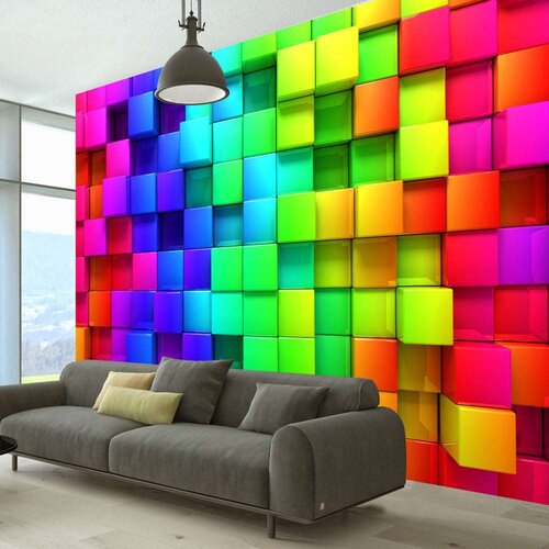  Tapeta - Colourful Cubes 300x210 Slike