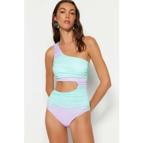 Trendyol Swimsuit - Multicolored - Color gradient