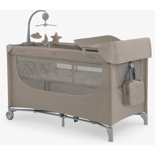 Kikka Boo Krevetac Nighty Night premium 2 nivoa sa rancem i pultom Beige Cene