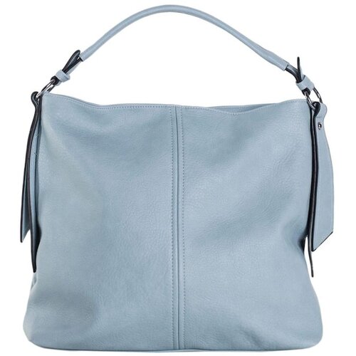 Fashion Hunters Women&amp;#039;s light blue shoulder bag with a detachable strap Slike