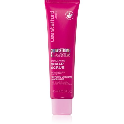 Lee Stafford Grow Strong & Long Stimulating Scapl Scrub piling za lasišče veganski 100 ml Cene