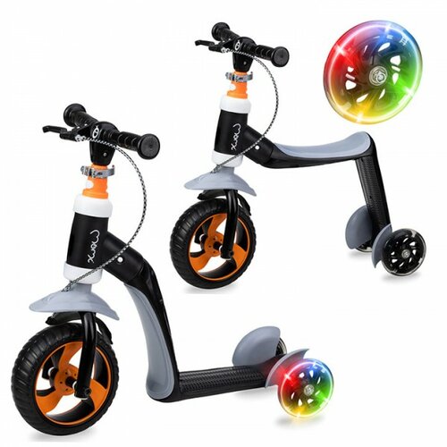 Momi elios scooter-balance bike za decu 2u1- narandžasti Cene