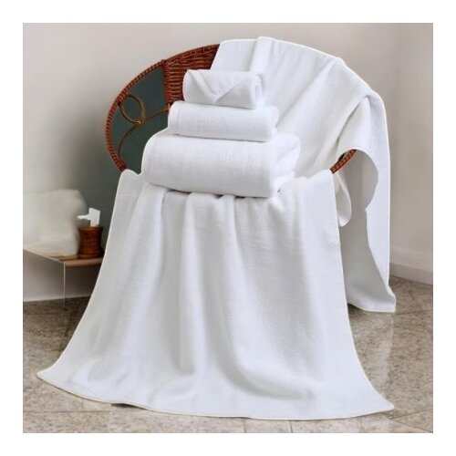  Peškir Hotelski Glat 500g/m2 90x150cm White ( VLK000696-500gwhite ) Cene