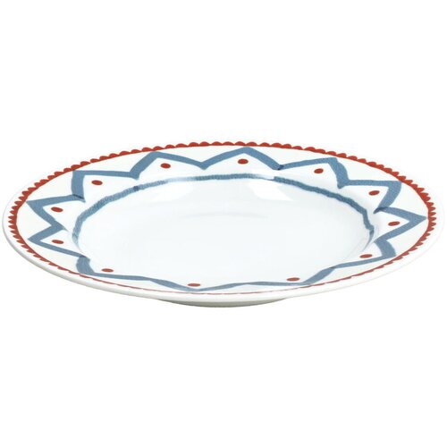 Tognana set dubokih tanjira brooklin, 22 cm, 6 komada, plavo-beli Slike