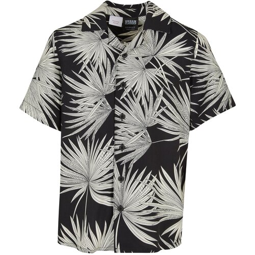 Urban Classics Kids Frond Resort Shirt black Slike