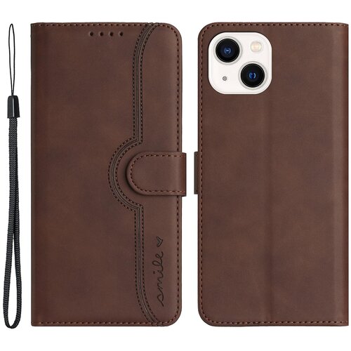 INORCO YX003 telefonski ovitek za iPhone 14 Plus PU usnjeno stojalo za denarnico, pokrov z vtisnjenim vzorcem, (22036963) Cene