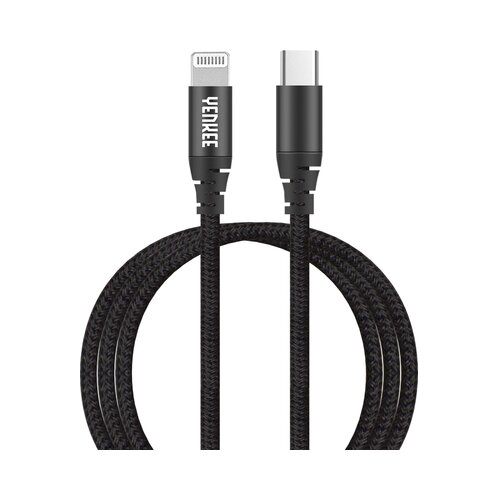 Yenkee YCU 631 USB C / lightning kabel 1m, crni Slike