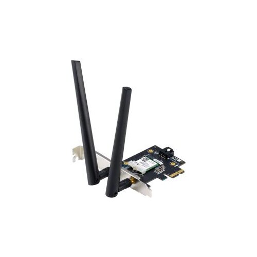 Asus Mrežna kartica PCE-BE6500 WiFi 7/PCI-E /6GHz band 4096-QAM/BT5.4 WPA3/2 antene Slike
