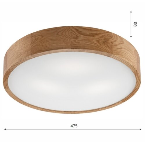  Brilagi - LED stropno svetlo CARVALHO 3xE27/60W/230V hrast preč. 47,5 cm Slike