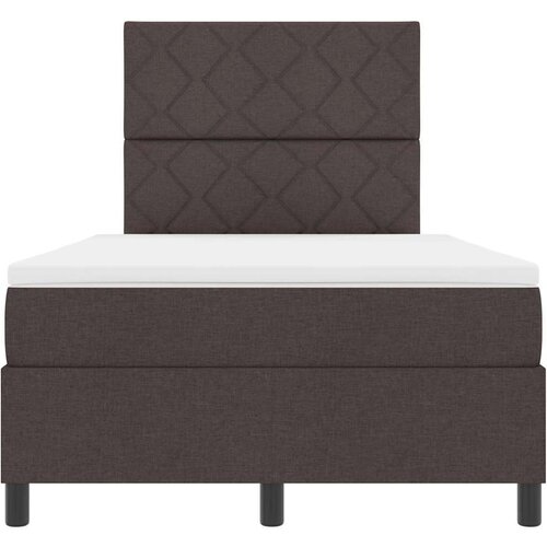 Box spring krevet Tamno smeđa 120 x 190 cm tkanina Slike