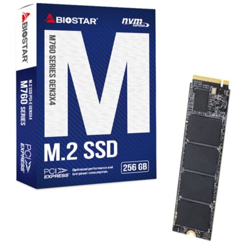Biostar 256GB SSD M.2, NVMe PCI-E Gen3x 4, 2280 M.2, R/W: 2800 MB/s 1150 MB/s Cijene
