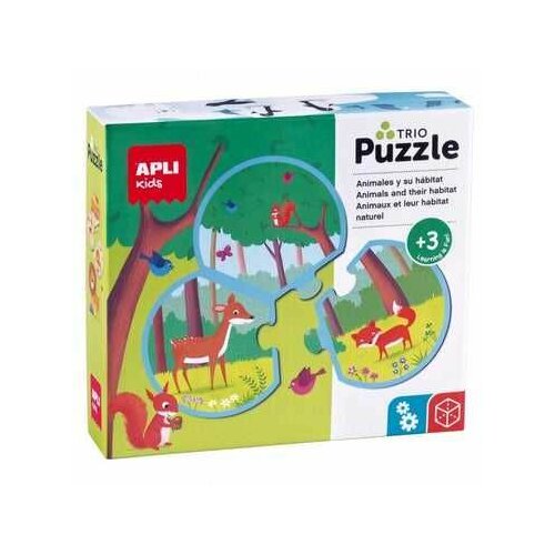 Apli Trio puzzle - životinje Slike