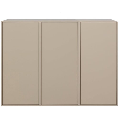 vtwonen Kremno bela modularna garderobna omara iz masivnega bora 150x110 cm Daily &ndash; Cene